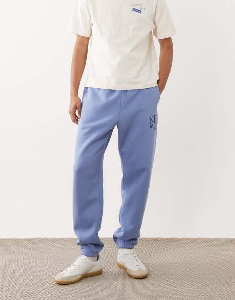 New Balance Reimagined fleece jogger in blue