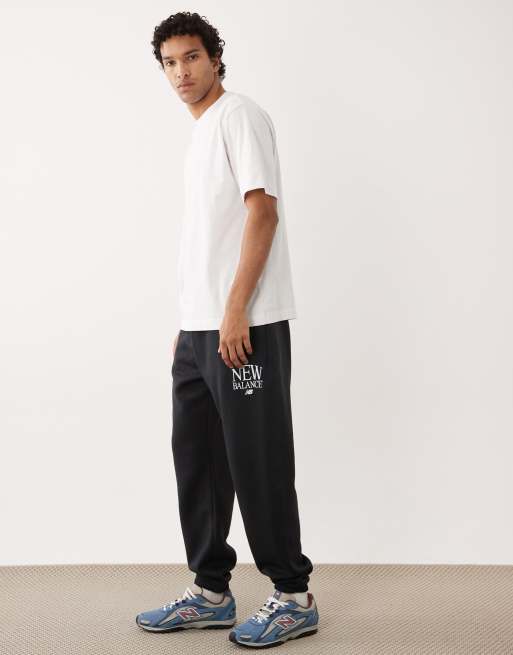 New Balance – Reimagined – Fleece-Jogginghose in Schwarz, 3 von 5