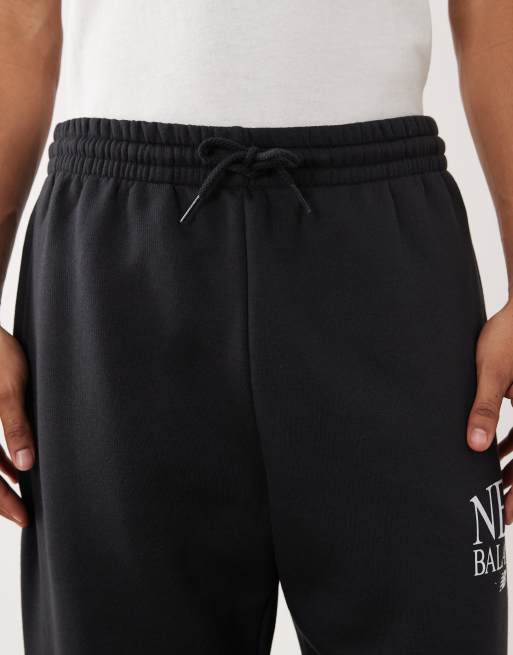 New Balance – Reimagined – Fleece-Jogginghose in Schwarz, 5 von 5