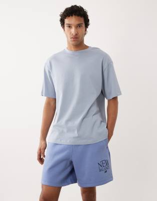 Reimagined - Fleece-Shorts in Blau, 7 Zoll Schrittlänge Blau S