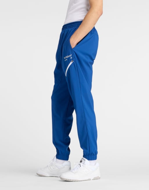 New Balance - Reimagined - Geweven joggingbroek in blauw, 2 van 4