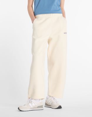 New Balance - Reimagined - Pantalon bouffant en polaire - Beige-Brown