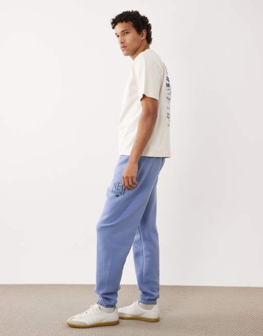 New Balance - Reimagined - Pantalon de jogging en polaire - Bleu, 3 de 5