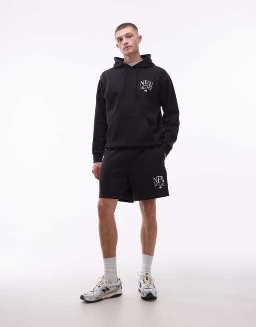 New Balance - Reimagined - Sorte 7-tommer-shorts i fleece, 2 af 5