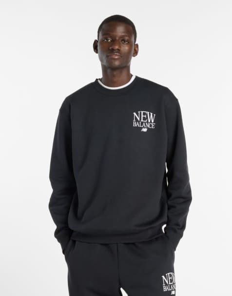 New Balance - Reimagined - Sweat ras de cou en polaire - Noir - view 1