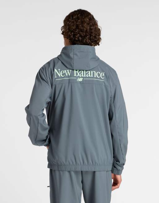 New Balance - Reimagined - Veste à inscription tissée - Gris, 2 de 4