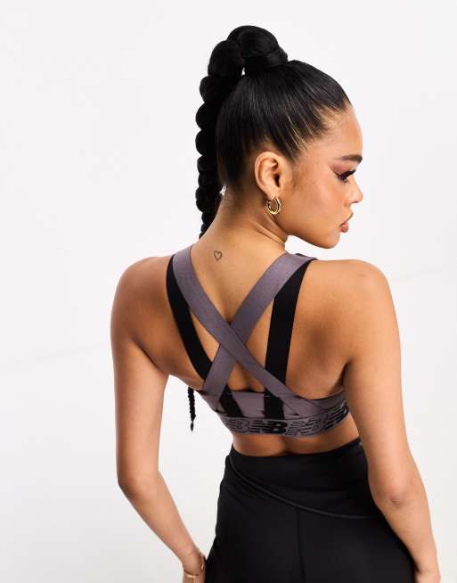 New Balance - Relentless - Soutien-gorge de sport - Anthracite
