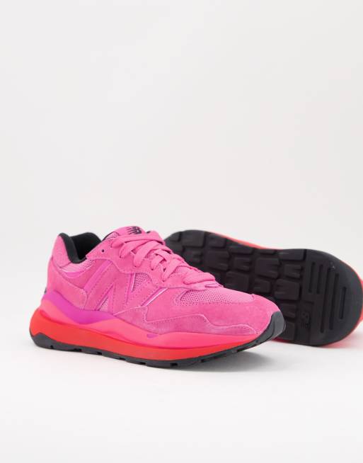 new balance unisex 57 40 leather sneakers