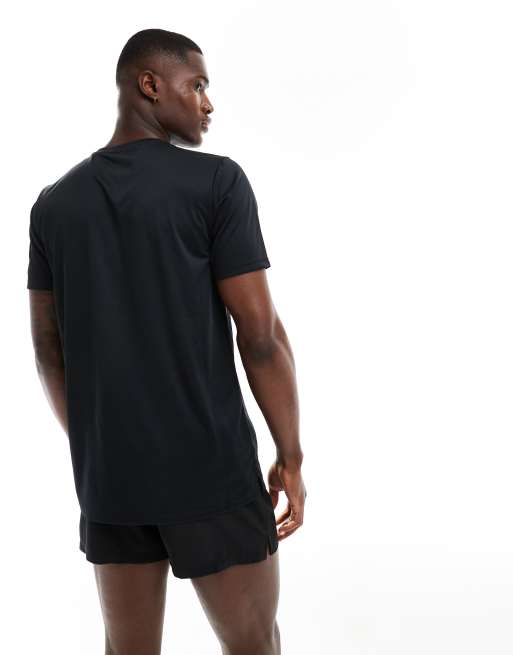 New Balance – Run – Czarny T-shirt, 4 z 4