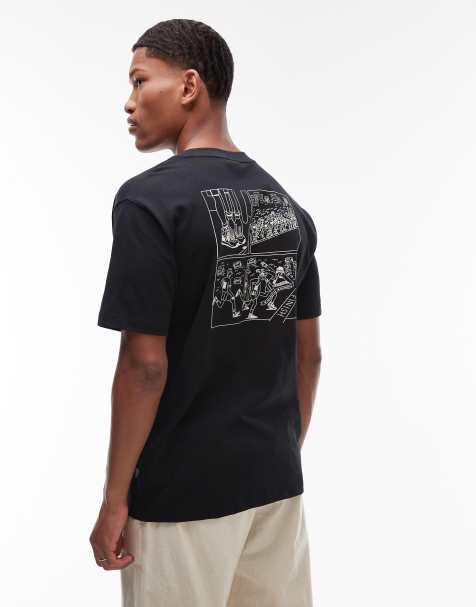 New Balance Runners graphic t-shirt in black