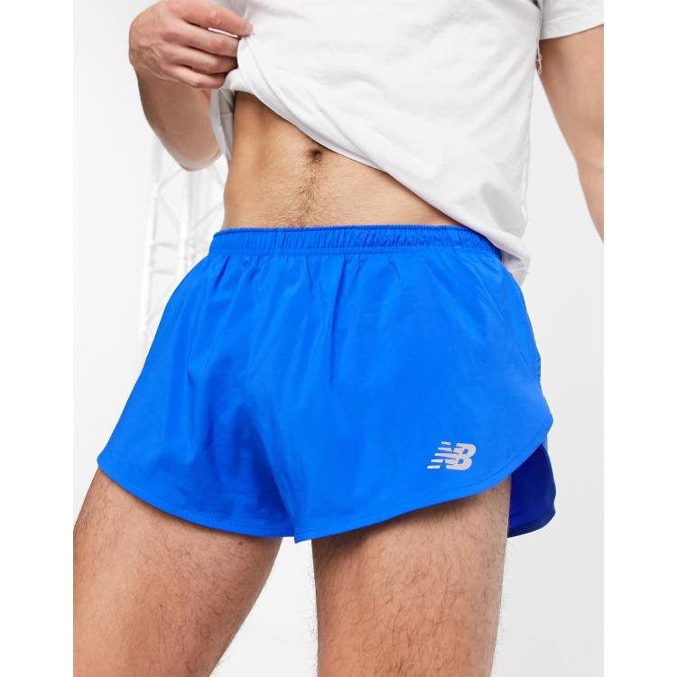 Men's 1 inch sales split running shorts