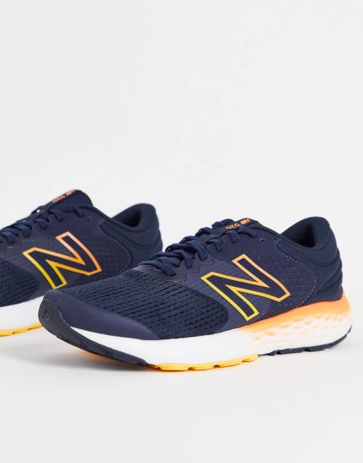 New Balance Running - 520 - Sneakers i marineblå og orange 