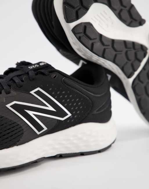 New balance running store shoes black and white