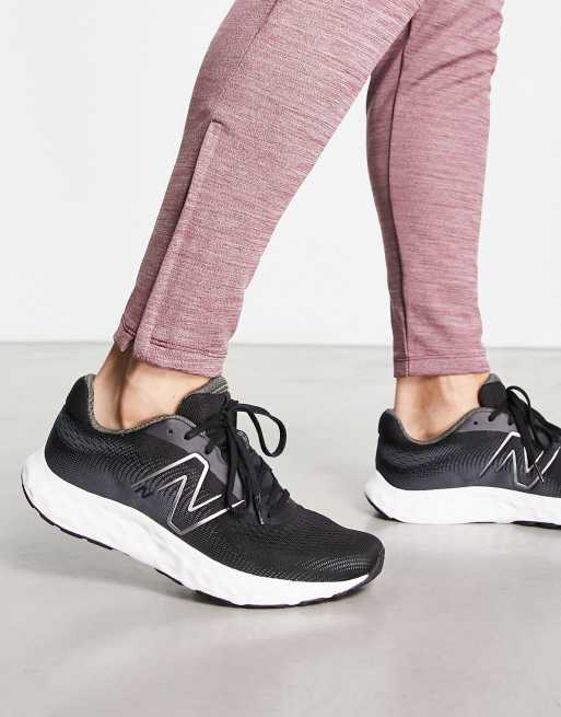 New Balance Running 520 sneakers in black and white, 4 of 4