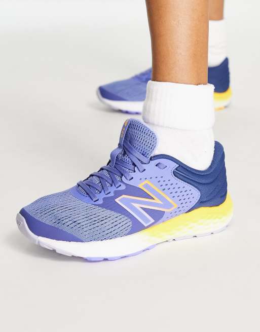 New Balance Running 520 sneakers in purple and yellow | ASOS