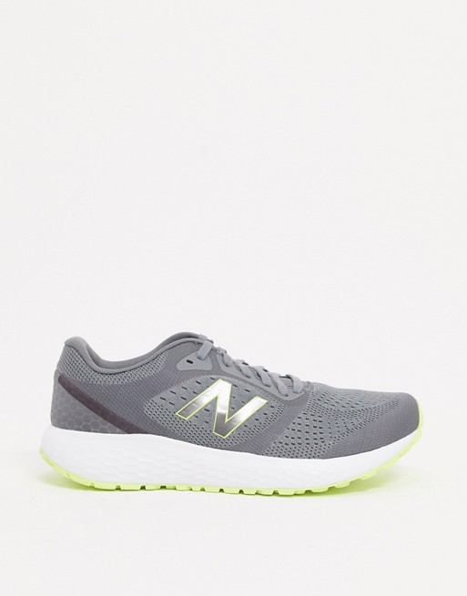 New Balance Running 520 trainers in grey/neon