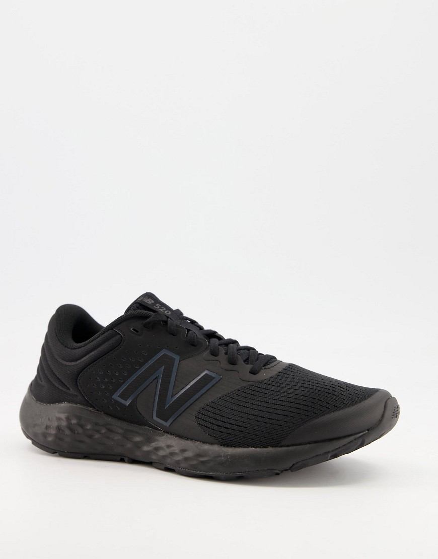 New Balance Running 520 v7 sneakers in triple black