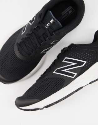 new balance running 520 trainers in black