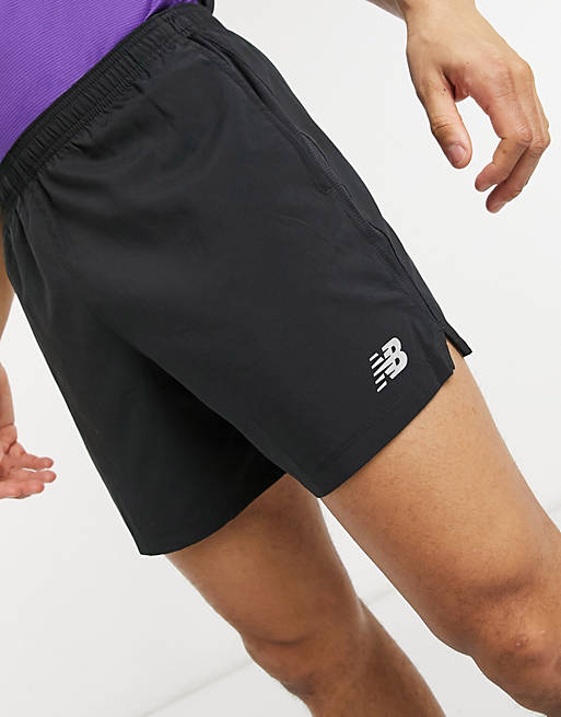 New Balance Running Accelerate 5 inch short in black