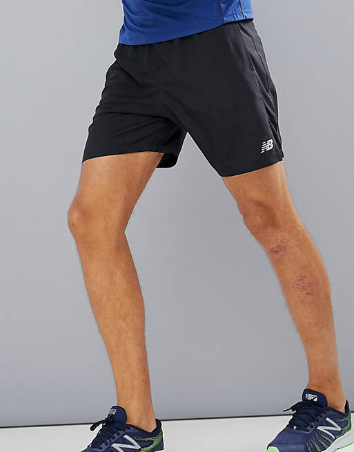New Balance Running Accelerate 7 inch shorts in black