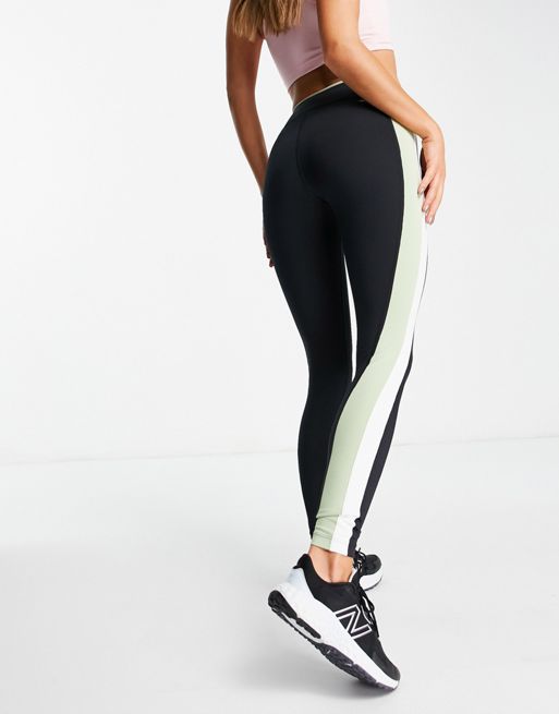 New Balance Running Accelerate colourblock leggings in black exclusive to  ASOS - ShopStyle