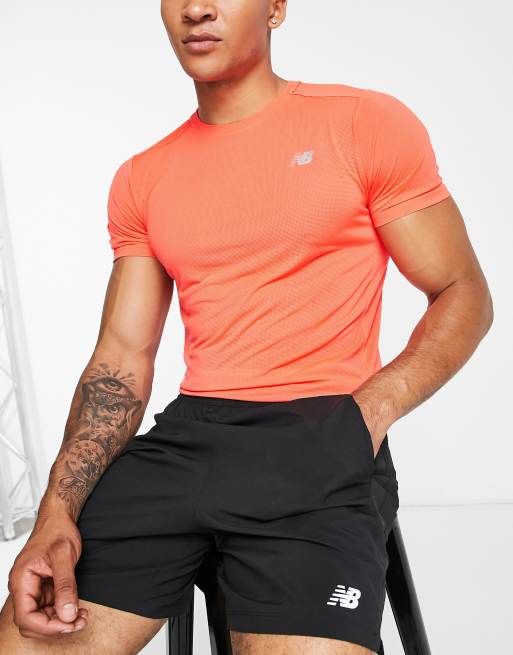 New Balance – Running Accelerate – Czerwony T-shirt