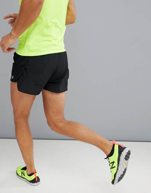 New Balance Running Accelerate Short 3 pouces fendu Noir