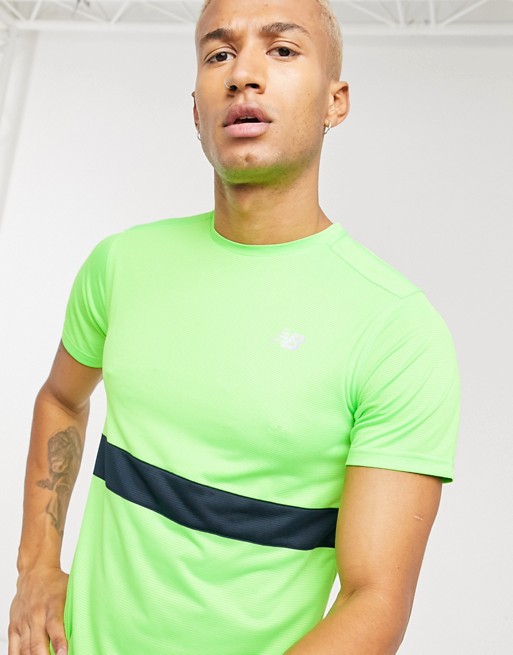 New Balance Running Accelerate t-shirt in green