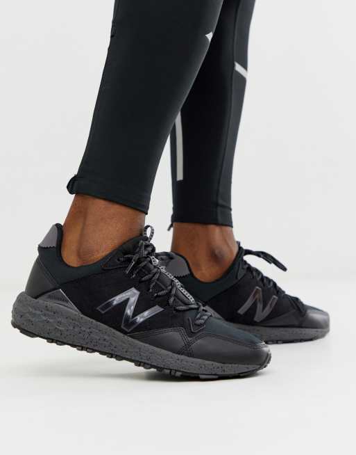 New balance running crag trail trainers in on sale black