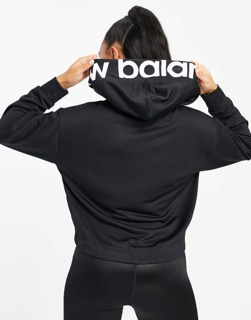 New balance crop online hoodie