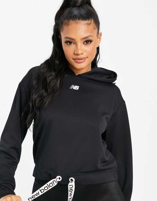 New balance cropped hoodie new arrivals