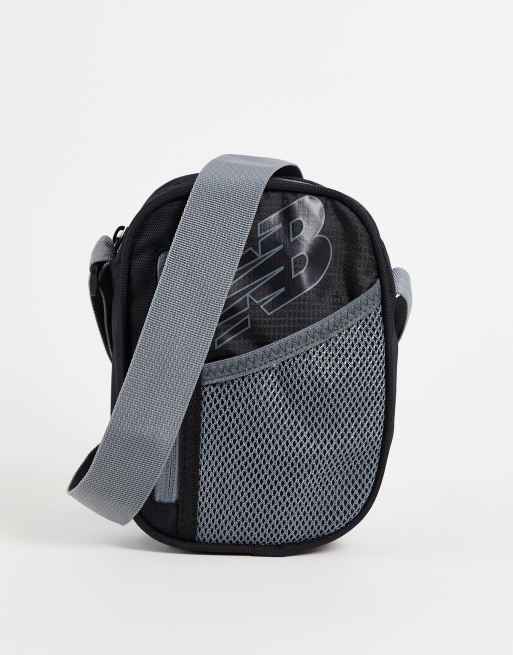 New Balance Running cross body bag in black