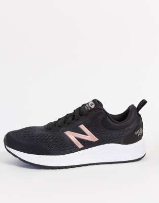 New Balance Running Fresh Foam Arishi in black and rose gold | ASOS