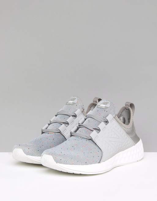 New balance fresh foam cruz store women's grey