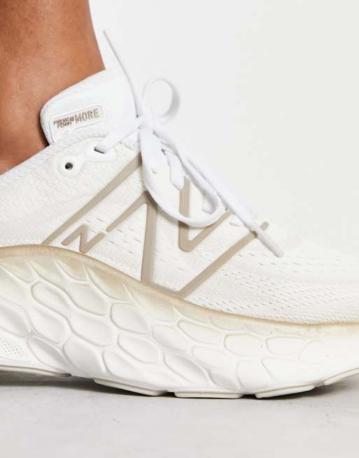 New Balance Running Fresh Foam More trainers in white, 3 of 4