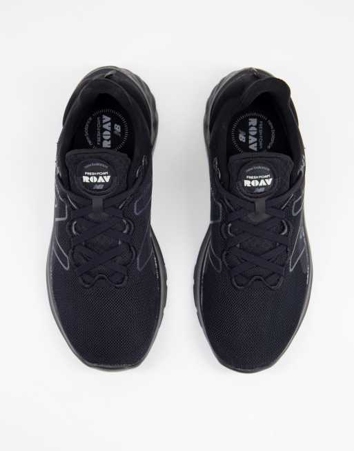 New Balance Running Fresh Foam Roav sneakers in black and white - BLACK, 3 of 4