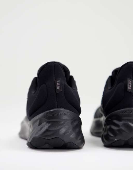 New Balance Running Fresh Foam Roav sneakers in black and white - BLACK, 4 of 4