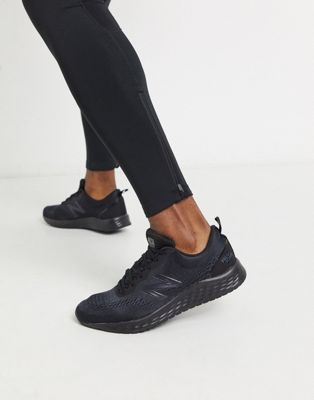 new balance sneakers all black