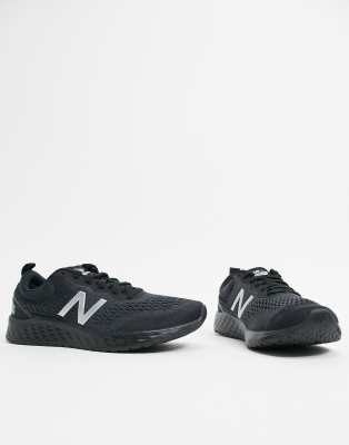 new balance running arishi trainers in triple black