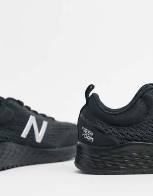 new balance running arishi trainers in triple black