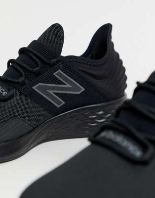 new balance black running trainers