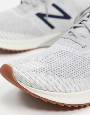 new balance running fuel cell trainers in white