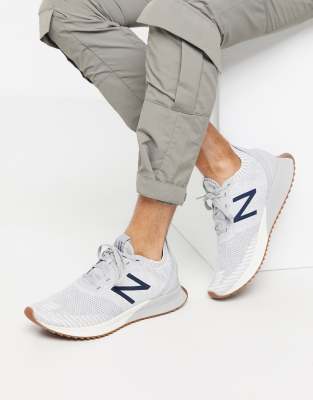 new balance running fuel cell trainers in white