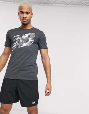 new balance black t shirt