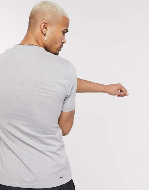 New Balance Running heathertech t-shirt in grey, 2 of 4