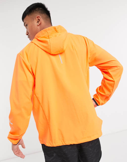 New Balance Running hi vis lightweight jacket in orange