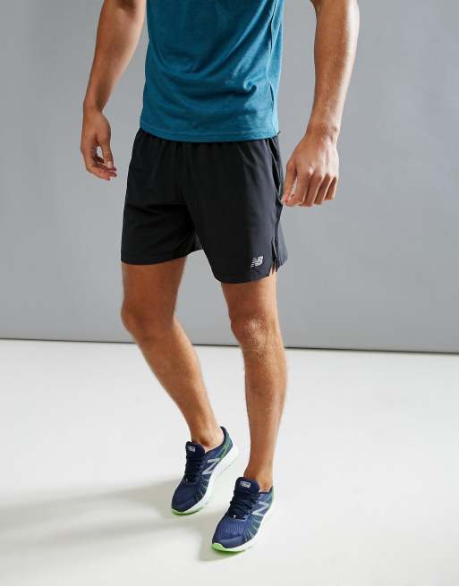 New balance running 7 inch shorts in clearance black