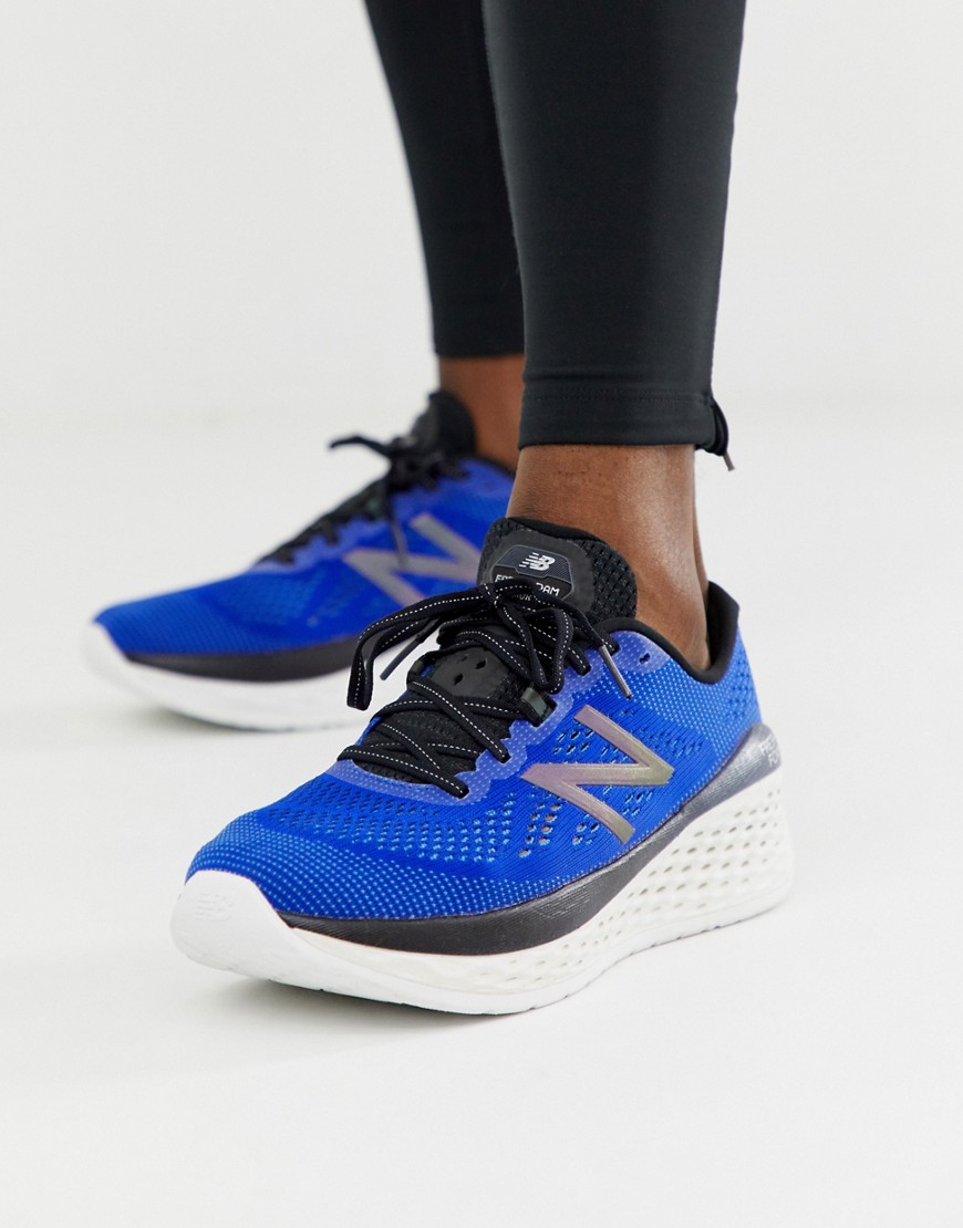 New Balance - Running Mor - Sneakers blu con suola spessa