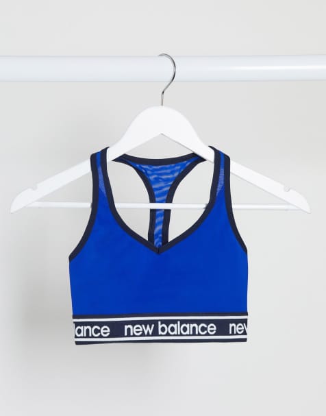 New Balance – Running Pace 2.0 – Blå sportbehå - view 1