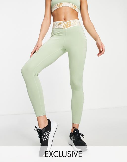 New Balance Running – Relentless – Leggings in Salbeigrün, exklusiv bei ASOS